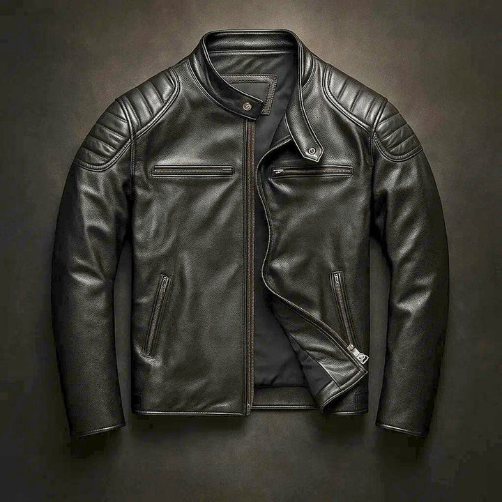 Sleek Leather Jacket