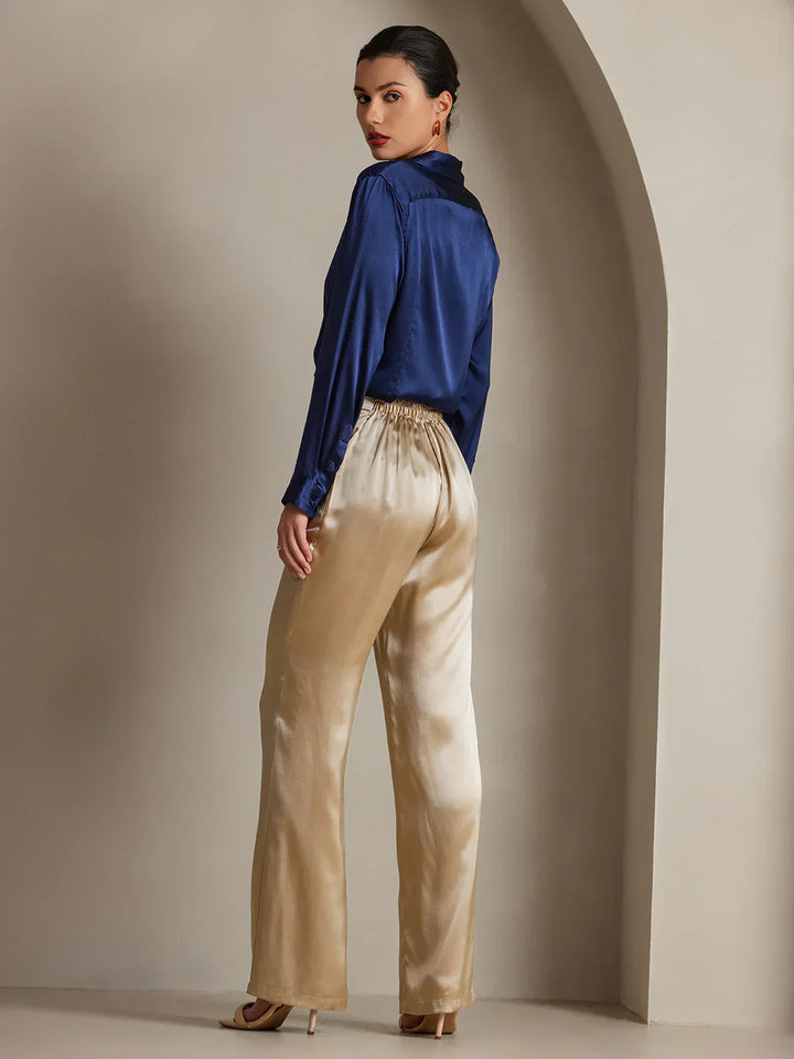 Yvonne - Soft Satin Blouse