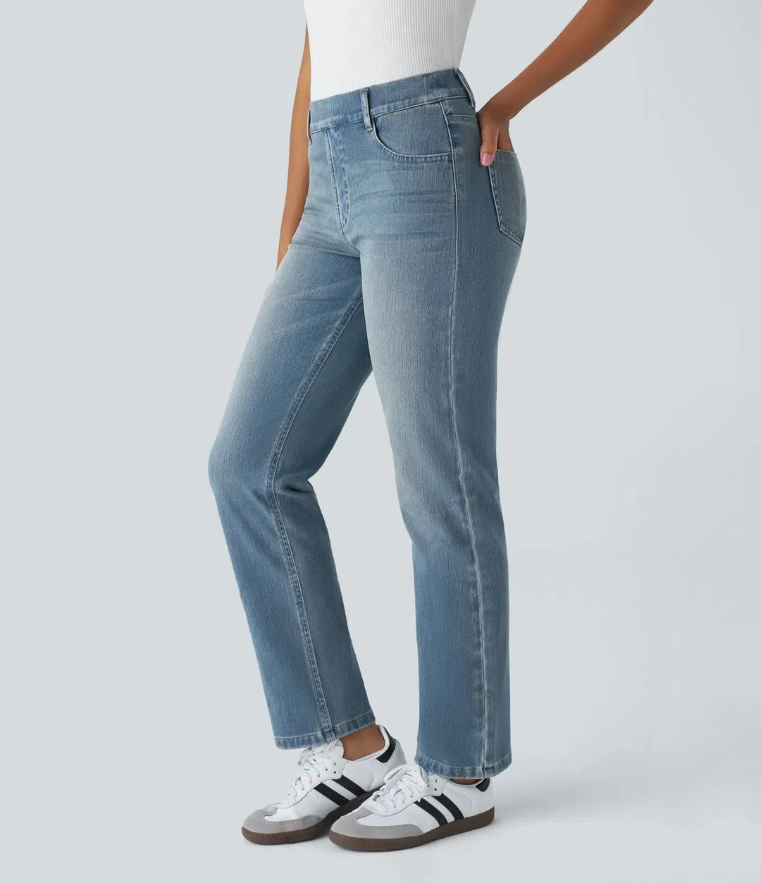 Fiona - Soft Denim Pants