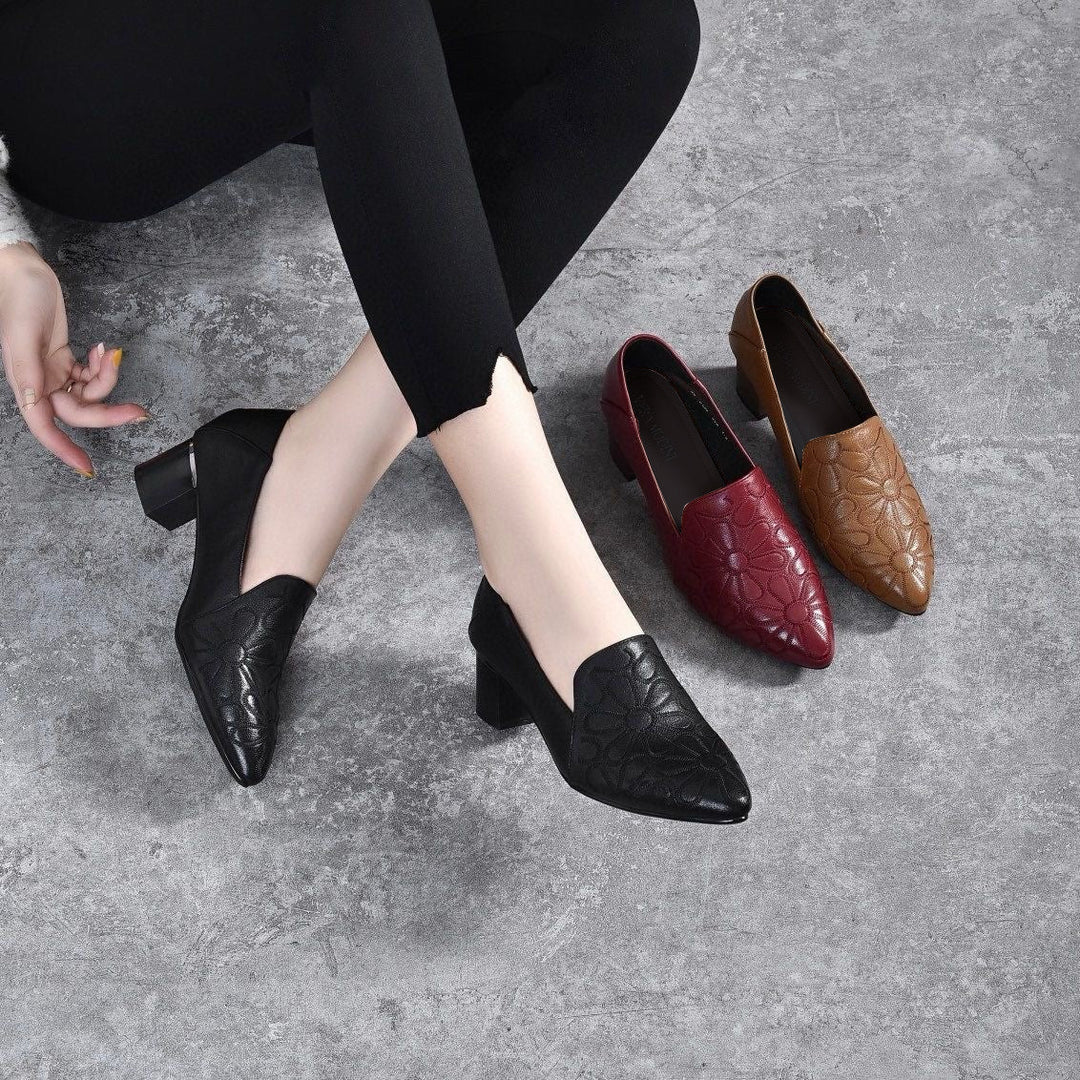 Kayla - Sleek Leather Sandals