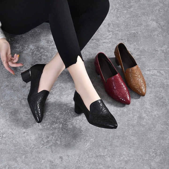 Kayla - Sleek Leather Sandals