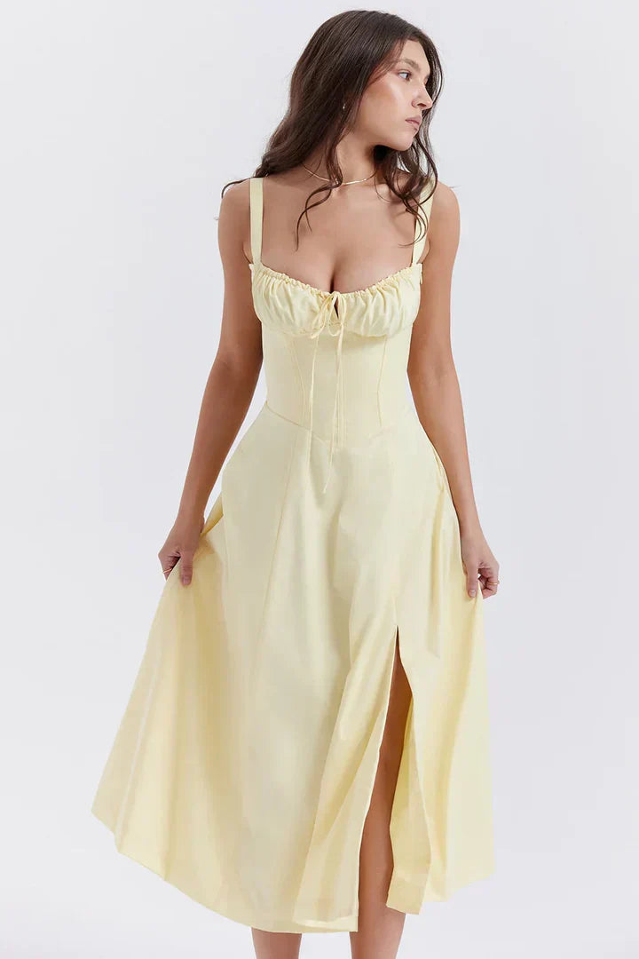 Daphne - Silky Midi Dress