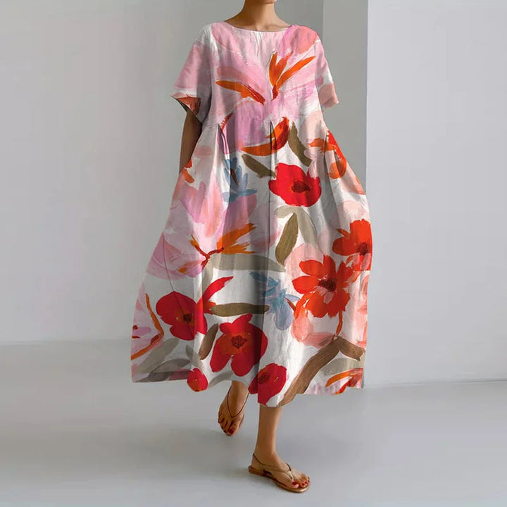 Callie - Flowing Floral Dress