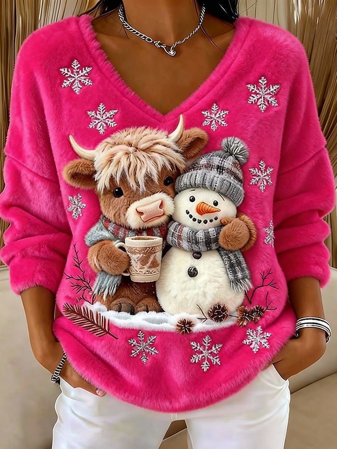 Plush Velvet Sweater