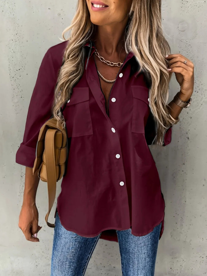 Hallie - Soft Draped Blouse