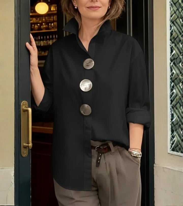 Catherine - Chic Linen Blouse