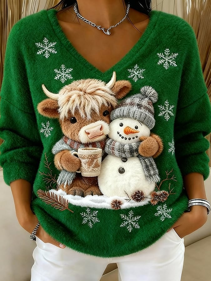 Plush Velvet Sweater