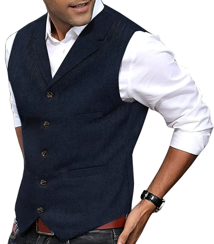 Gilbert - Tailored Texture Vest