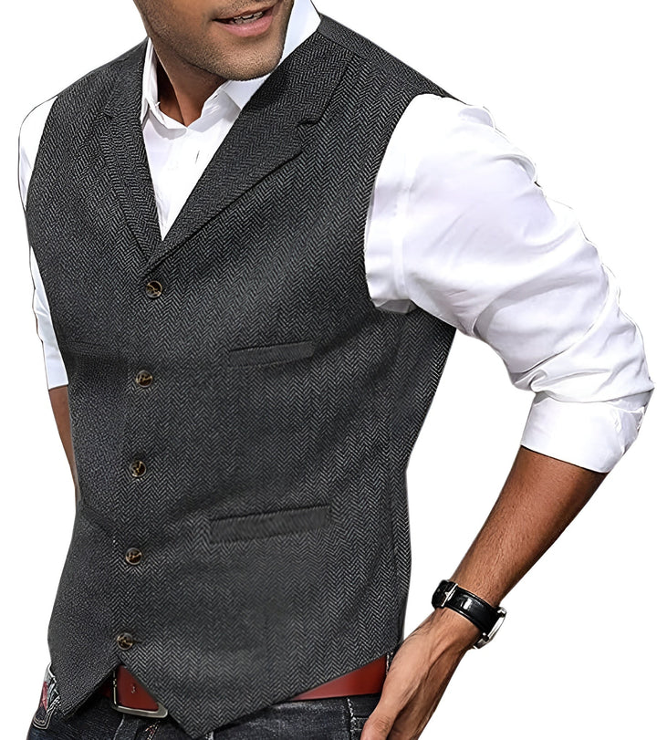 Gilbert - Tailored Texture Vest