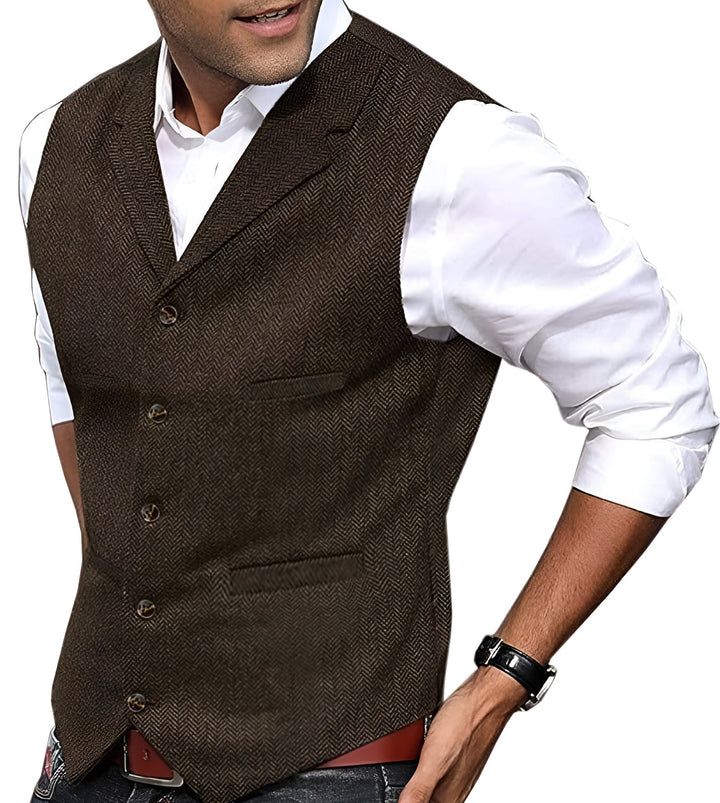 Gilbert - Tailored Texture Vest