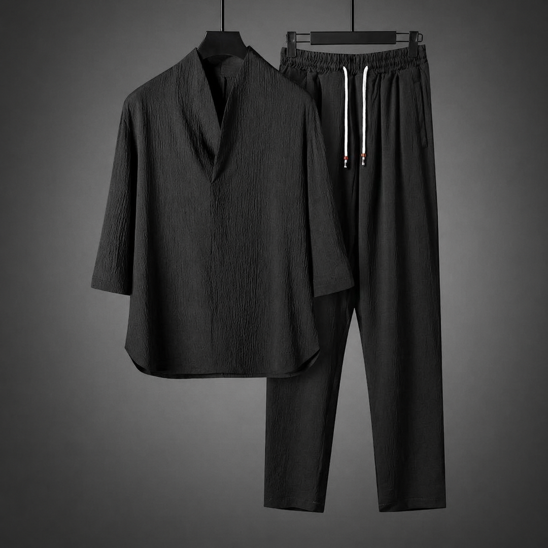 Harvey - Relaxed Textured Shirt Set