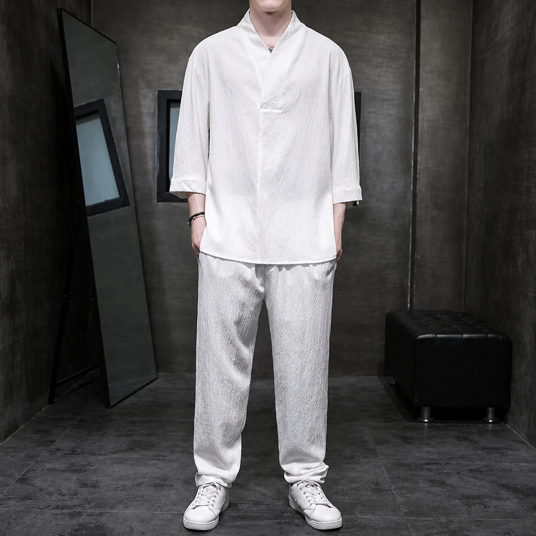 Harvey - Relaxed Textured Shirt Set