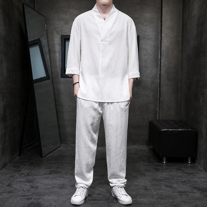 Harvey - Relaxed Textured Shirt Set