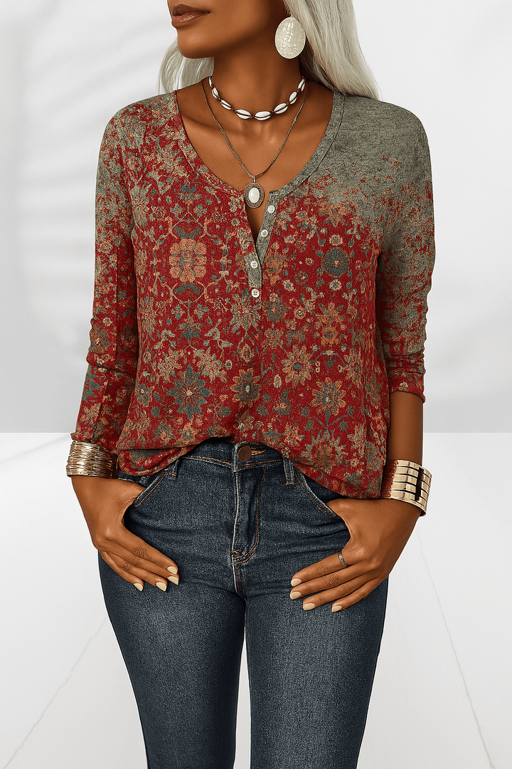 Kendall - Soft Floral Blouse