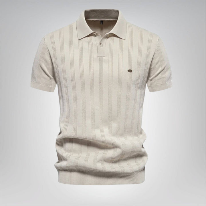 Asher - Sleek Ribbed Polo