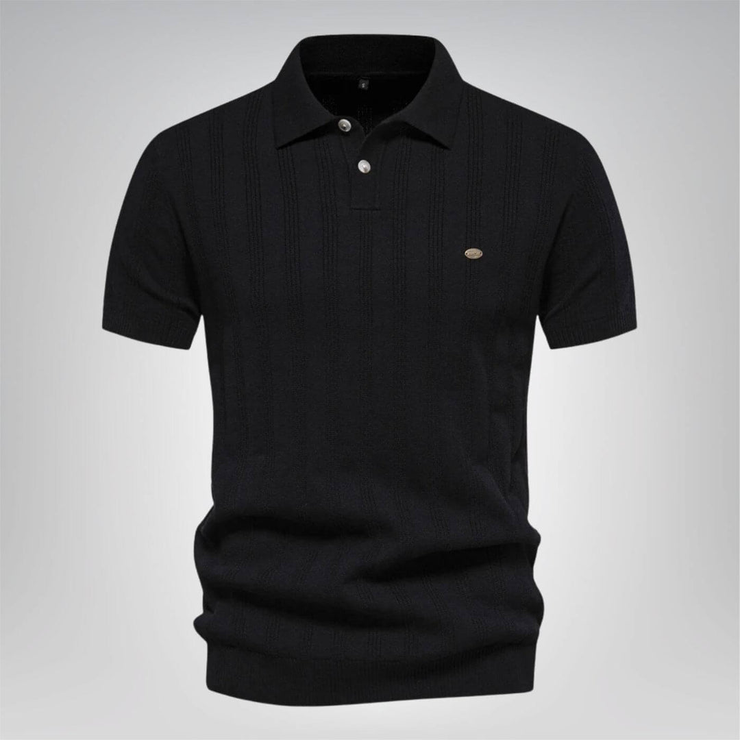 Asher - Sleek Ribbed Polo