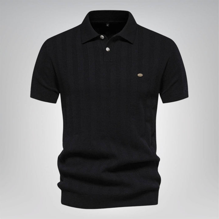 Asher - Sleek Ribbed Polo