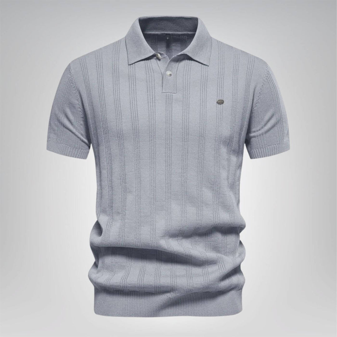 Asher - Sleek Ribbed Polo