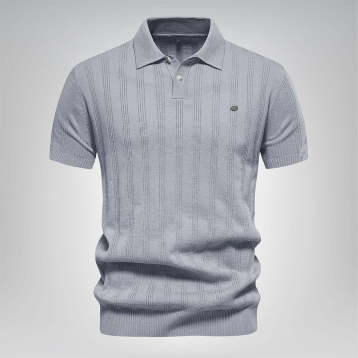 Asher - Sleek Ribbed Polo