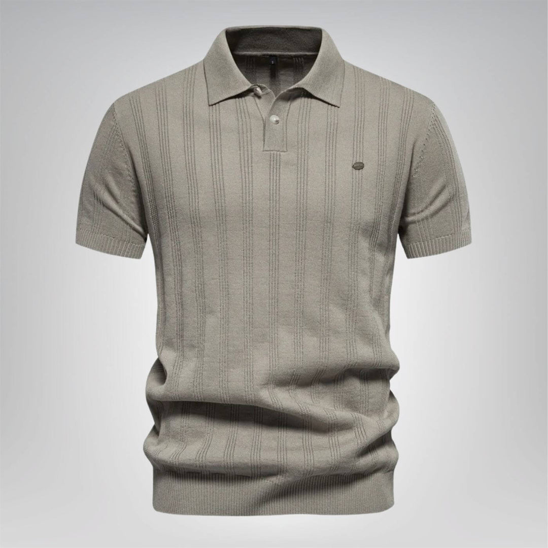Asher - Sleek Ribbed Polo