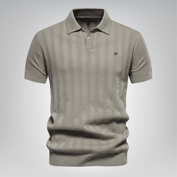 Asher - Sleek Ribbed Polo
