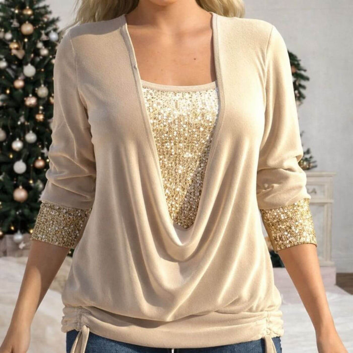 Jean - Glimmering Silk Blouse