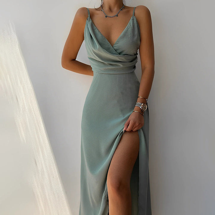 Caitlyn - Silky Midi Dress