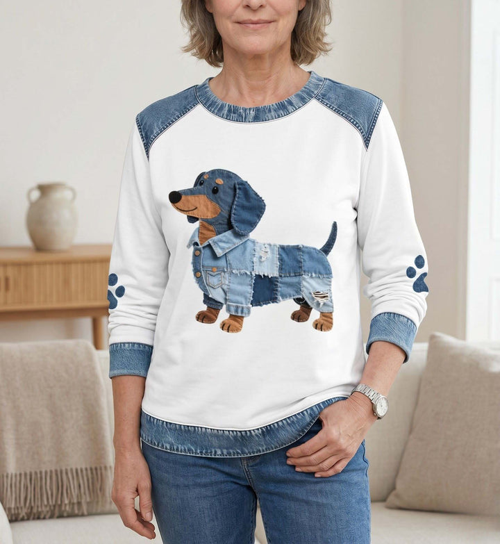 Molly - Cozy Denim Sweater