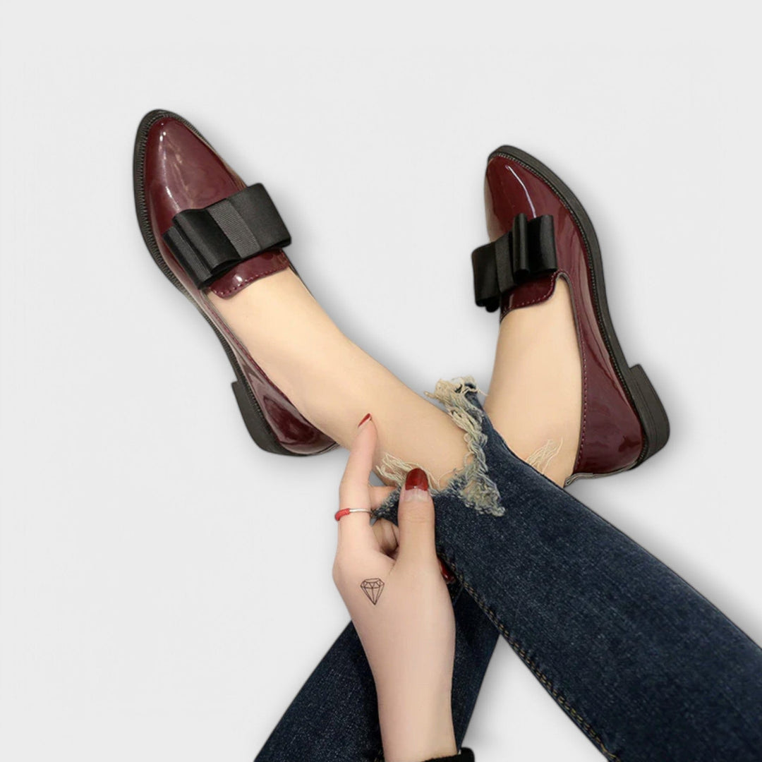 Paige - Glossy Chic Loafers