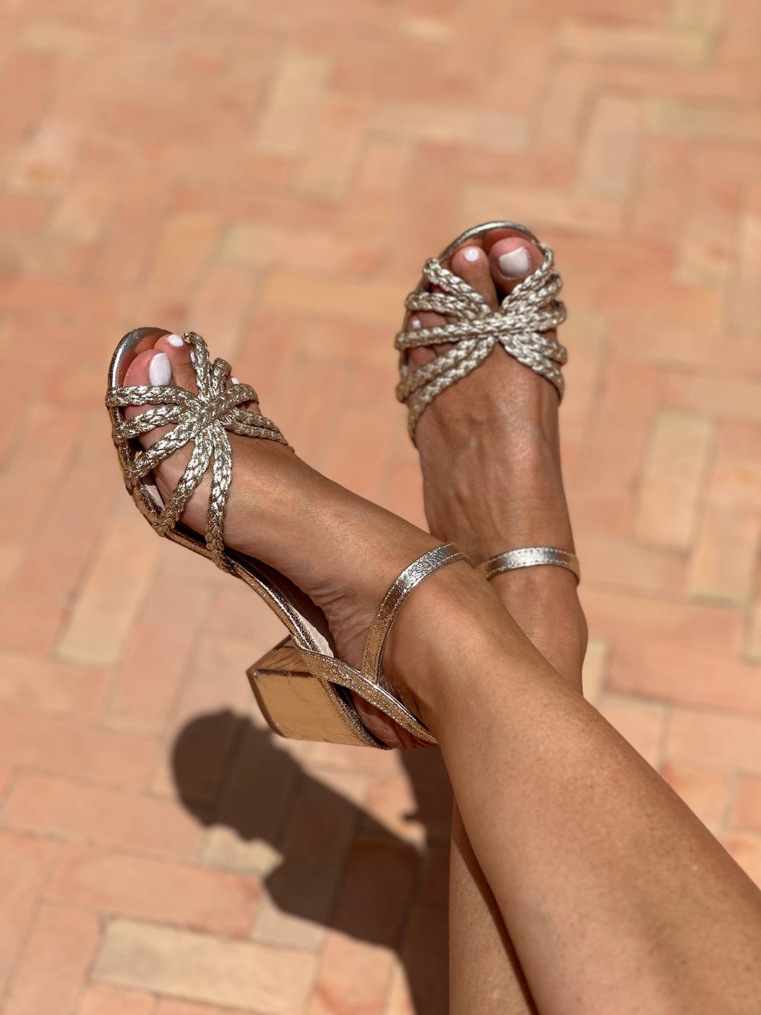 Eloise - Luxe Metallic Sandals