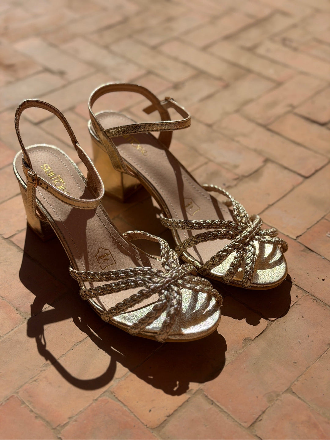 Eloise - Luxe Metallic Sandals