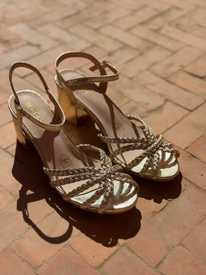 Eloise - Luxe Metallic Sandals