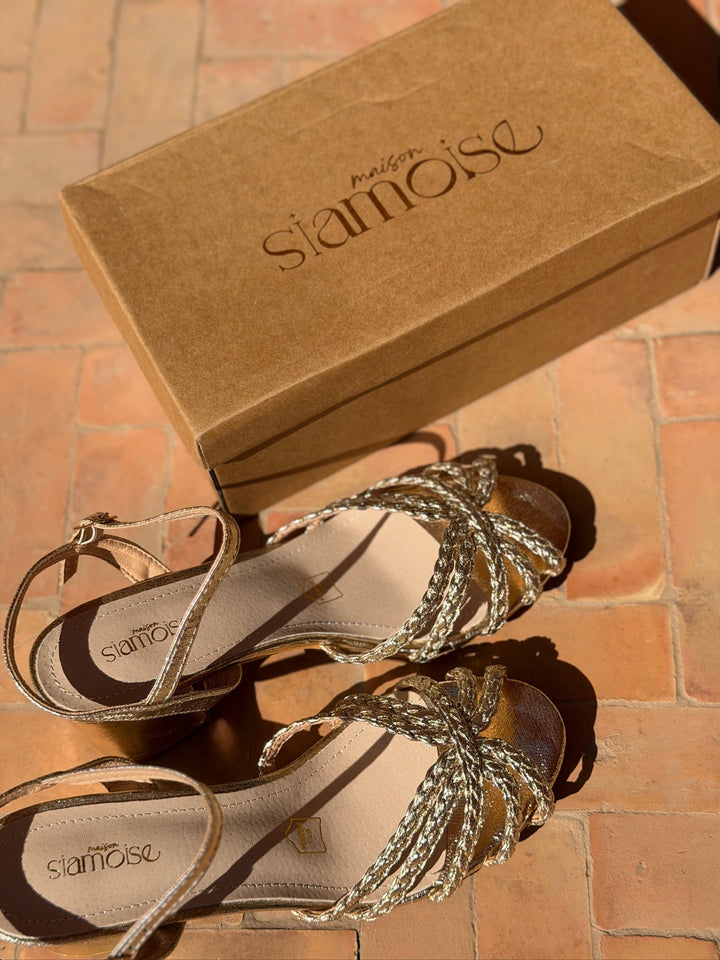 Eloise - Luxe Metallic Sandals