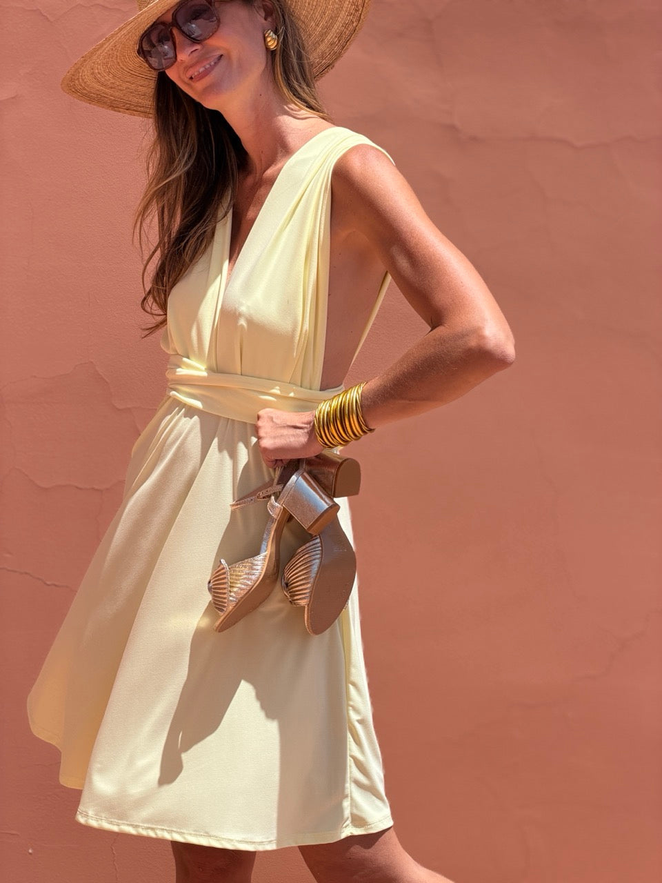 Gloria - Fluid Satin Dress