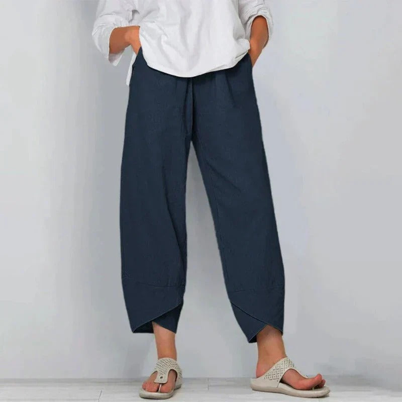 Elena - Soft Draped Trousers