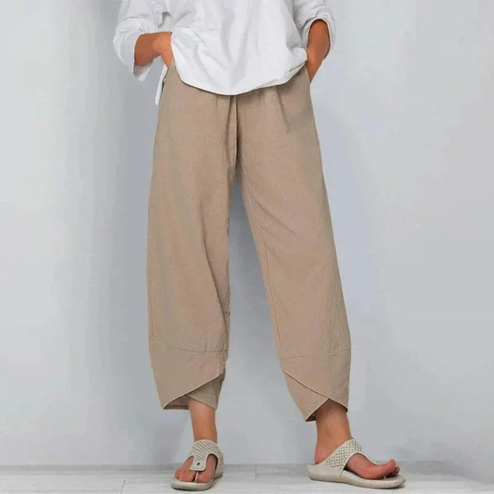 Elena - Soft Draped Trousers