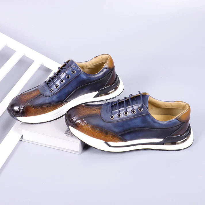 Nixon - Sleek Embossed Leather Shoes
