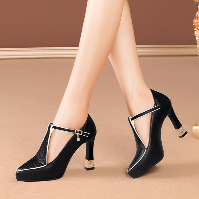Kendall - Sleek Glossy Sandals
