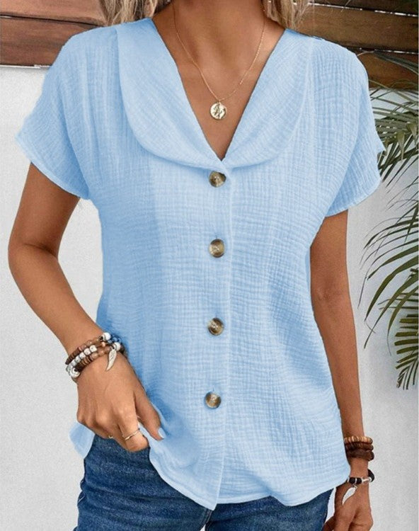 Emily - Softly Textured Blouse