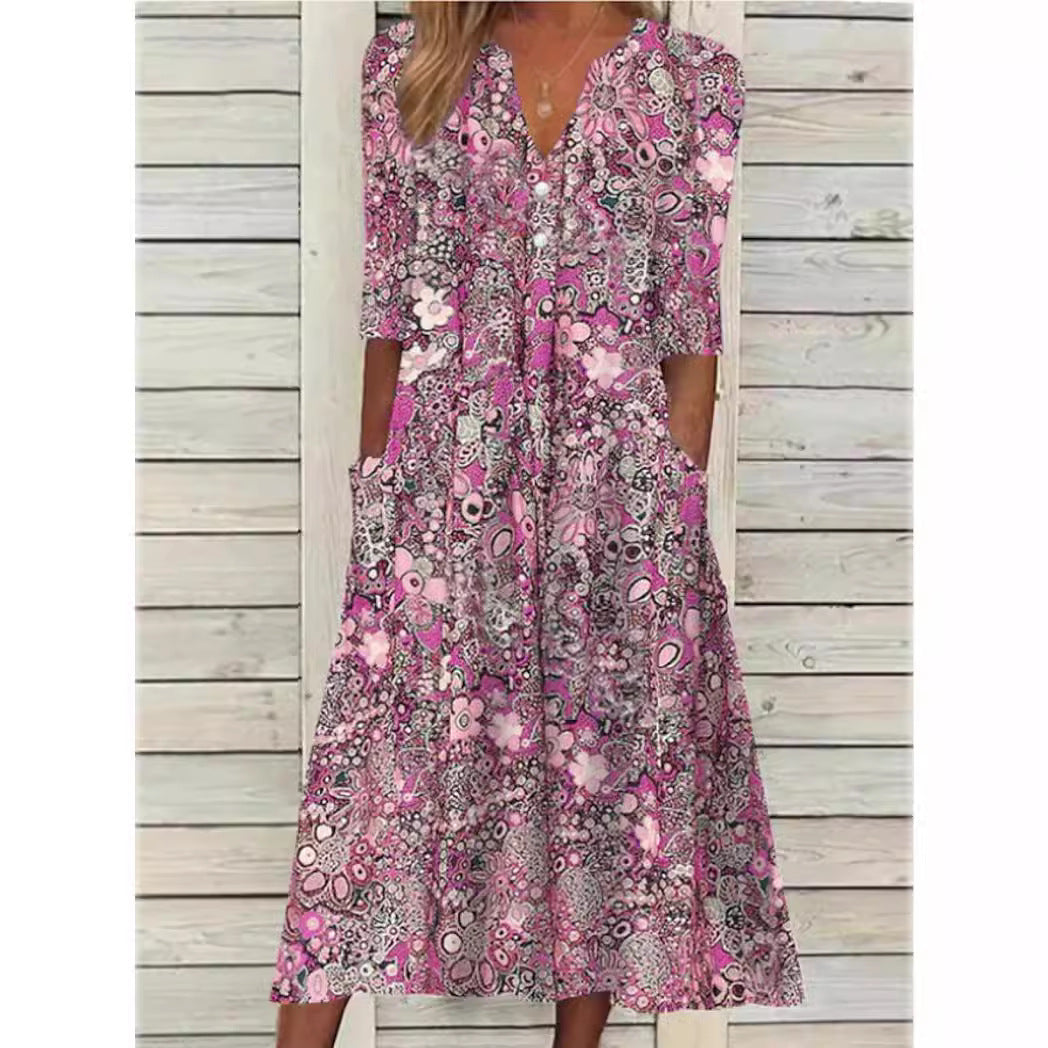 Miranda - Airy Floral Dress