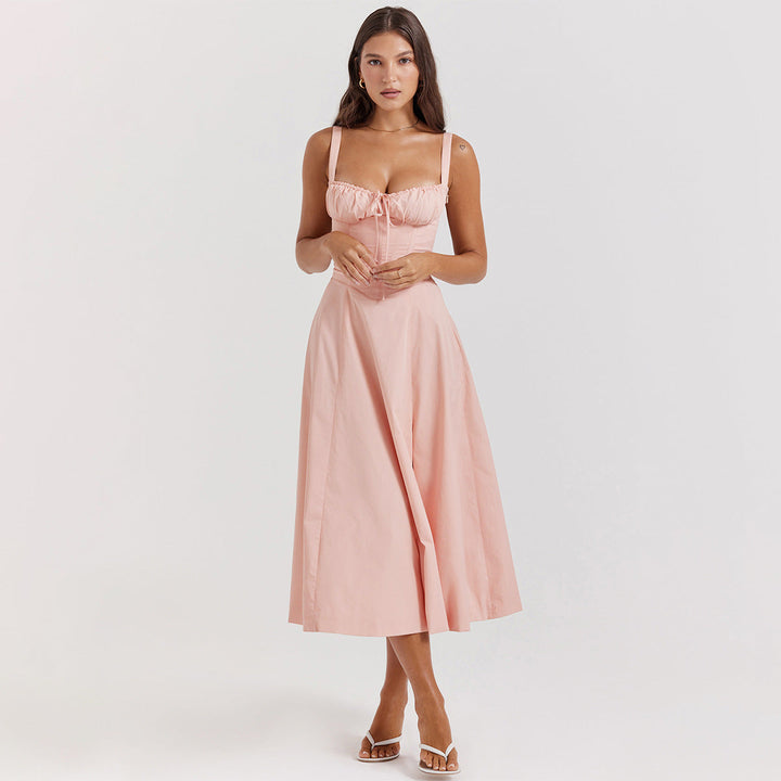 Daphne - Silky Midi Dress