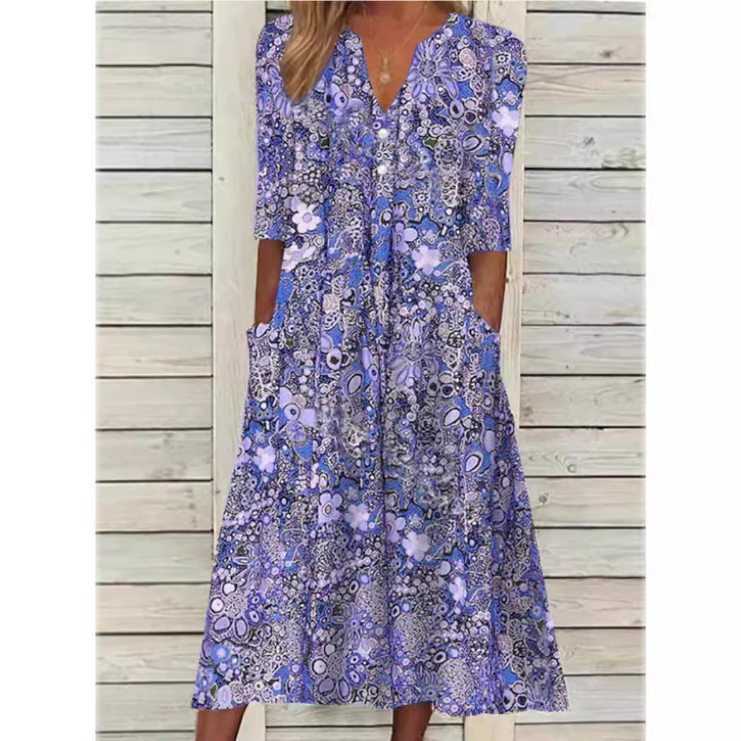 Miranda - Airy Floral Dress