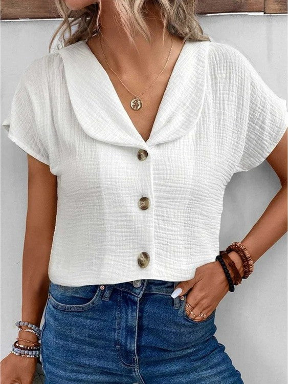 Emily - Softly Textured Blouse