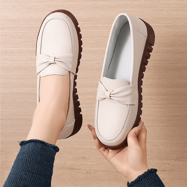 Nancy - Cozy Leather Loafers