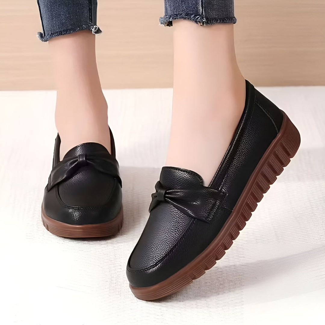 Nancy - Cozy Leather Loafers