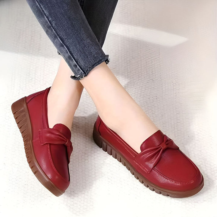 Nancy - Cozy Leather Loafers