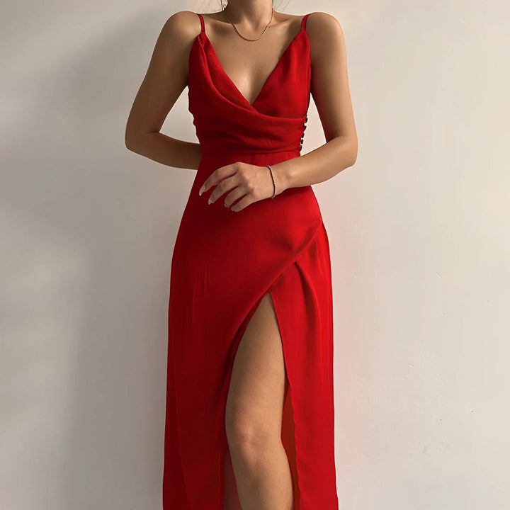Caitlyn - Silky Midi Dress