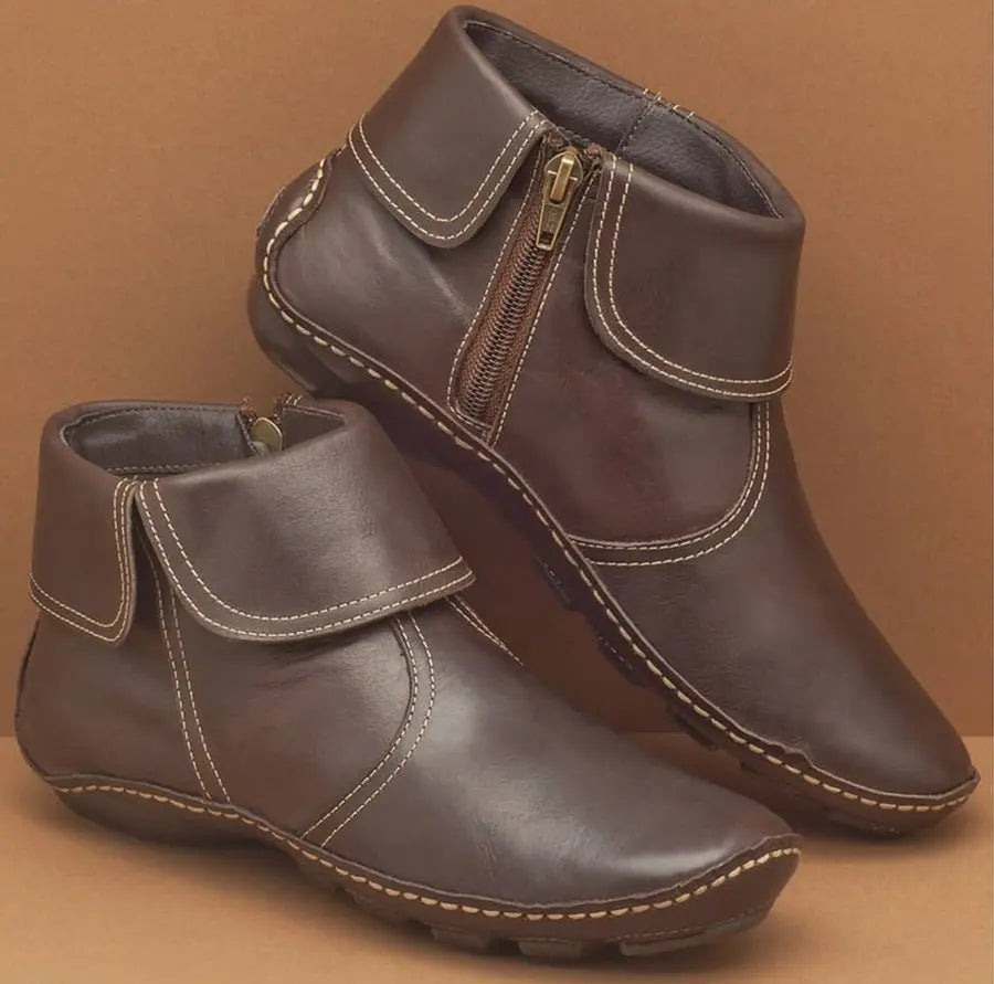 Bethany - Relaxed Leather Boots