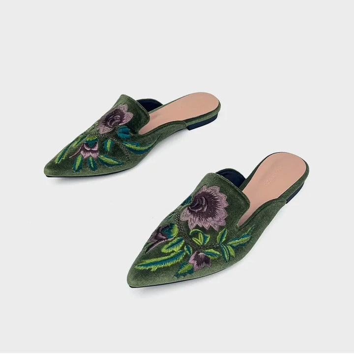Xaviera - Elegant Embroidered Sandals