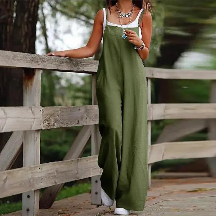 Eloise - Breezy Fabric Jumpsuit